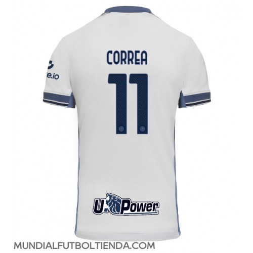 Camiseta Inter Milan Joaquin Correa #11 Segunda Equipación Replica 2024-25 mangas cortas